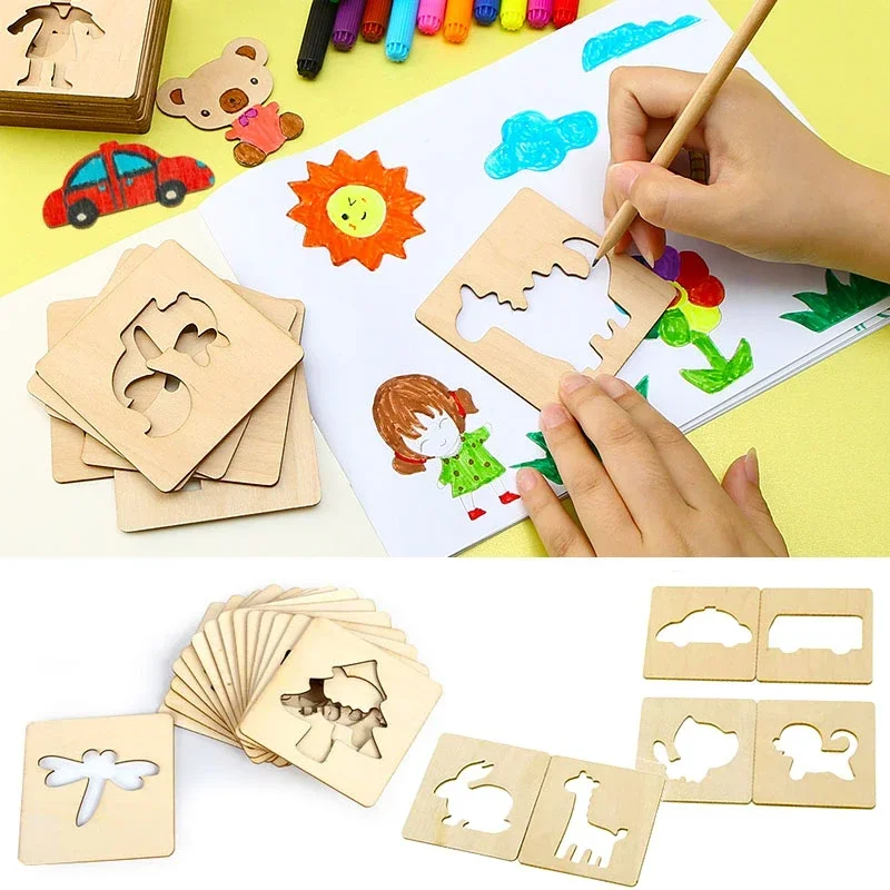 Image de Jouets Montessori en Bois - 20 Pièces Créatives