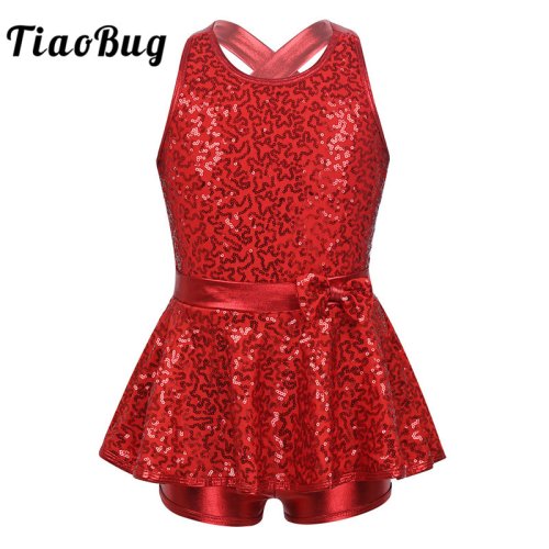 Bild von Glitzerndes Tanzkleid für Mädchen – Perfekt für Ballett & Jazz