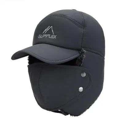 Image de Chapeau de Ski en Fourrure Artificielle Chauffant