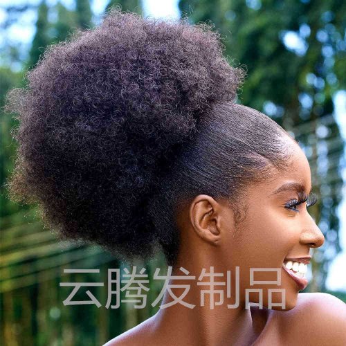 Image de Queue de Cheval Afro Synthétique 10 Pouces - Pour Cheveux Crépus 4B/4C