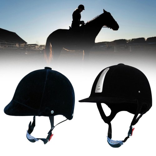 Imagen de Casco Profesional para Montar a Caballo - Gorra de Equitación Ligera y Ajustable con Protección Integral para Deportes al Aire Libre