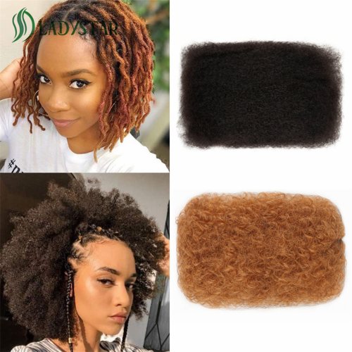 Bild von Afro-Locken-Echthaar – Natürliches Brasilianisches Remy-Haar zum Flechten