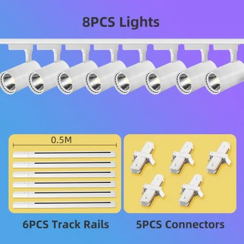 8PCS White Sets