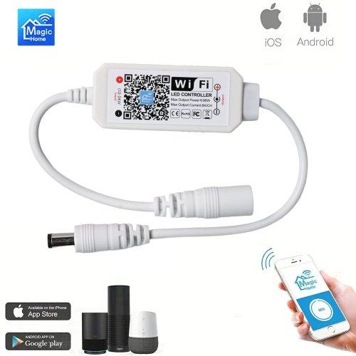 Image de Contrôleur LED WiFi Intelligent - Variateur Lumière avec App & Voix