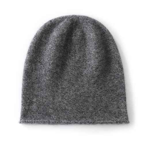 Imagen de Gorros de Cachemira Unisex para Hombre y Mujer, Gorros Tejidos de Color Sólido, Accesorio Informal para Exteriores, Invierno 2024