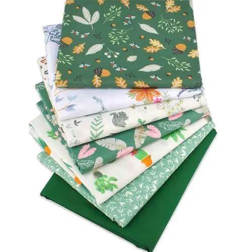 7Pcs zielony biały