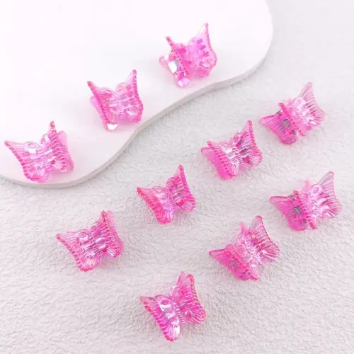 Image de Pinces à cheveux papillon colorées pour filles