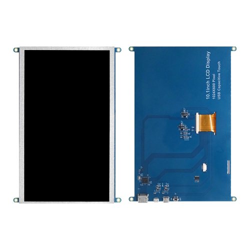 Imagen de Pantalla Raspberry Pi pantalla táctil de 10,1 pulgadas pantalla HDMI 1024*600 para Raspberry Pi 5/4/3B/B + Win11/10/8