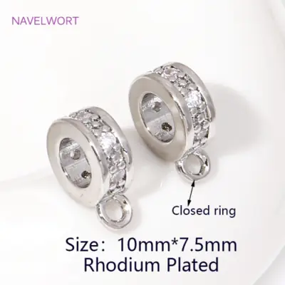 Image de Pendentif à Charnière Plaqué Or 18K - DIY Bijoux