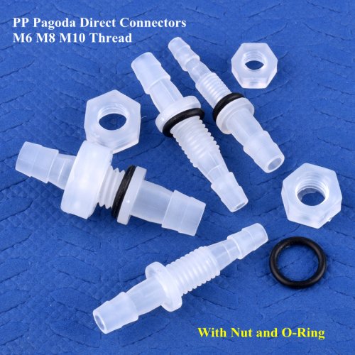 Image de Connecteurs Pagode PP M6/M10 - Adaptateurs Tuyaux Jardin & Aquarium