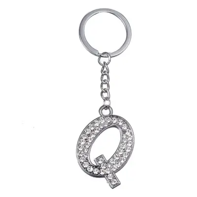 Image de Porte-clés Alphabet Cristal Strass - Personnalisez Votre Style