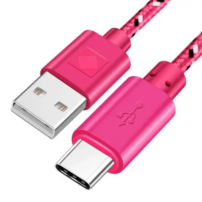 Image de Câble USB-C Tressé 1m/2m/3m - Charge Rapide & Transfert de Données