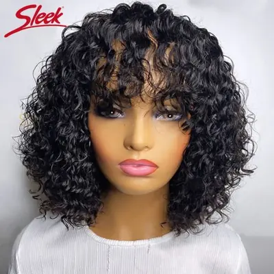 Image de Perruque Jerry Bouclés Court Pixie Bob - Blonde Miel