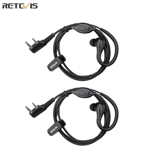 Imagen de Auricular Walkie Talkie con Gancho para la Oreja - Compatible con Retevis, Baofeng y TYT