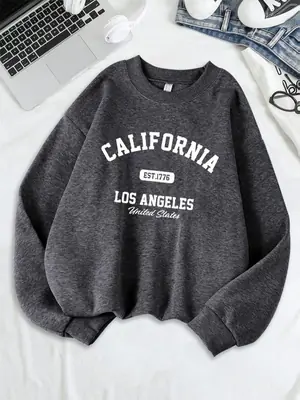 Image de Sweat à Capuche Femme Cali 1776 - Style Urbain & Chaud