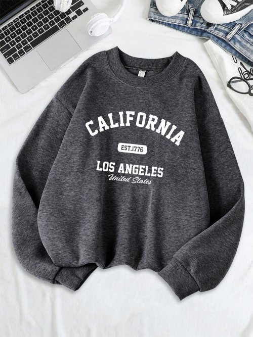 Image de Sweat à Capuche Femme Cali 1776 - Style Urbain & Chaud