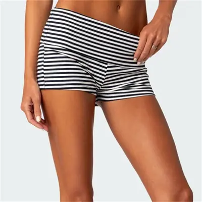 Image de Short de Salon Taille Basse Sans Couture - Style Y2K