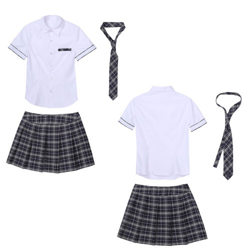 Afbeelding van Sexy Schoolmeisje Kostuum – Cosplay & Rollenspel Outfit