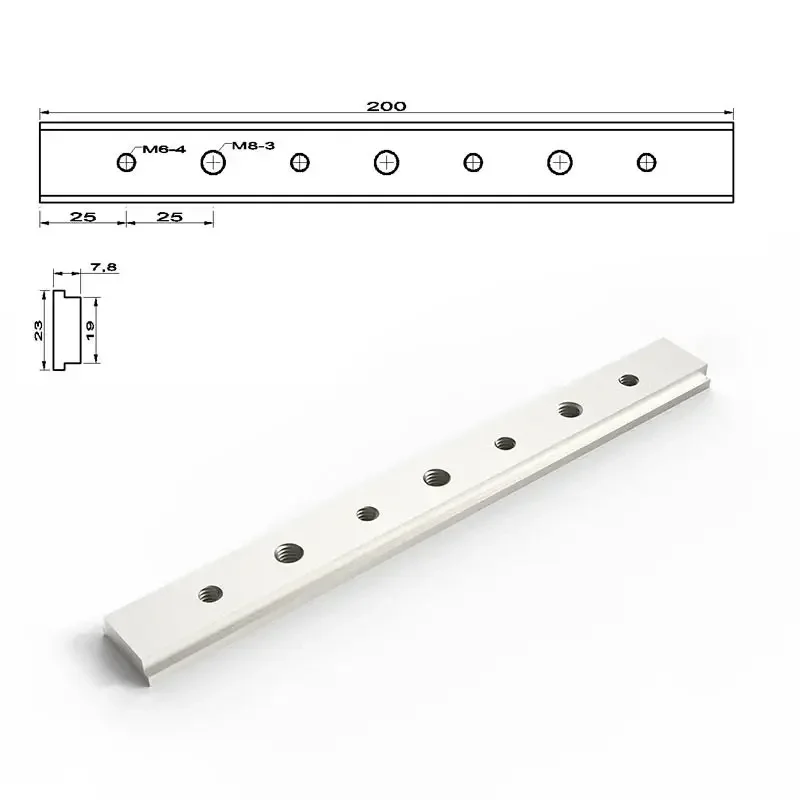 20 cm met gat