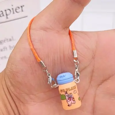 Image de Pendentif Labubu Mignon - Ornement Miniature pour Maison de Poupée & Téléphone