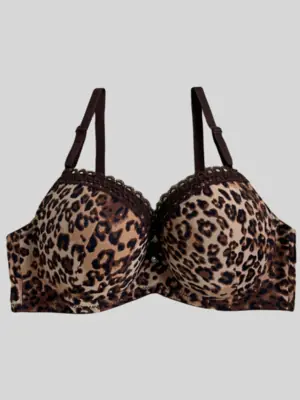 Image de Soutien-gorge Push-Up Léopard - Élégance & Confort