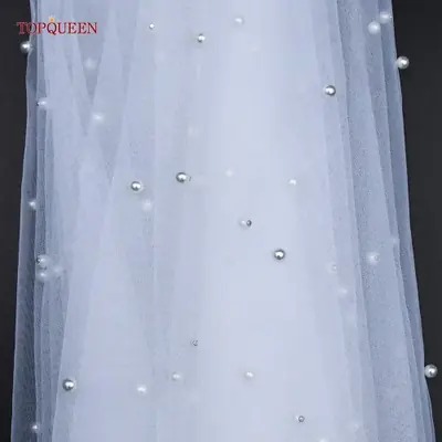 Image de Châle de Mariée Luxe en Dentelle & Perles - Boléro Amovible Blanc