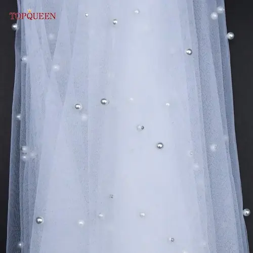 Image de Châle de Mariée Luxe en Dentelle & Perles - Boléro Amovible Blanc