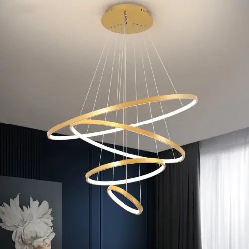 Image de Lustre LED Moderne - Éclairage Intérieur élégant