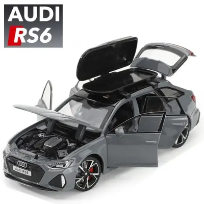 Audi RS6 1:32 - Voiture Jouet avec Son, Lumière et Portes Ouvertes
