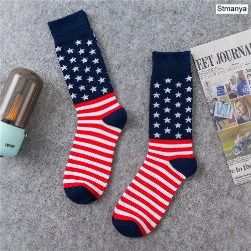 Imagen de Calcetines con Bandera de EE.UU. - Estilo Hip Hop