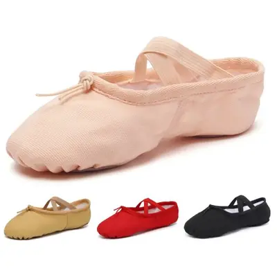 Image de Chaussures de Ballet Douces pour Enfants et Adultes