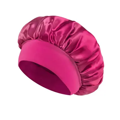 Image de Bonnet de Nuit en Satin - Protection Cheveux Bouclés