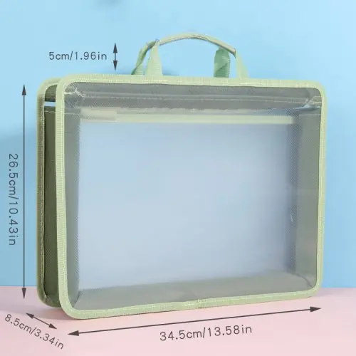 Image de Sac de Rangement Transparent A4 - Grande Capacité