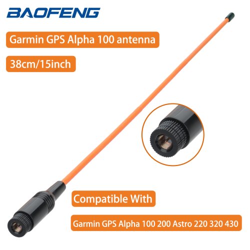 Image de Antenne GPS 38cm SMA Mâle - Portée Étendue pour Garmin Alpha & Radio Amateur