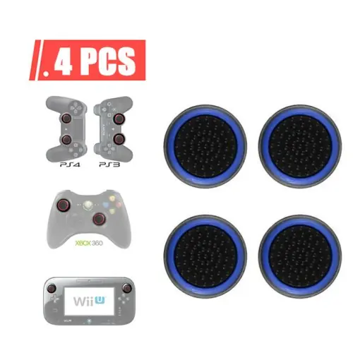 Noir bleu 4Pcs