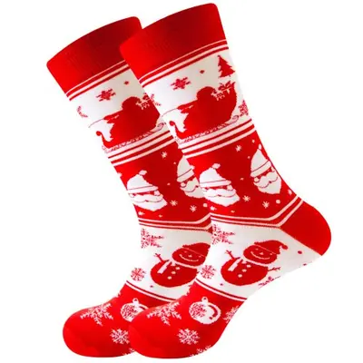 Image de Chaussettes Amoureuses Noël & Halloween - Cadeau Drôle pour Couples