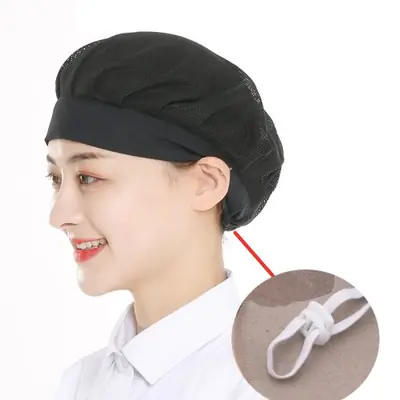 Image de Casquette de travail réglable - Idéale pour la boulangerie et la pâtisserie