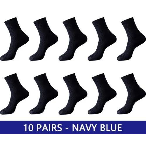 10 paar marineblauw