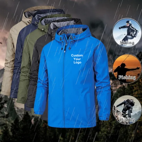 Immagine di Giacca Softshell Uomo Impermeabile e Antivento – Personalizzabile, Traspirante, Ideale per Outdoor, Montagna ed Escursionismo