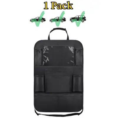 Image de Organisateur de Siège Auto 10 Poches avec Support Tablette