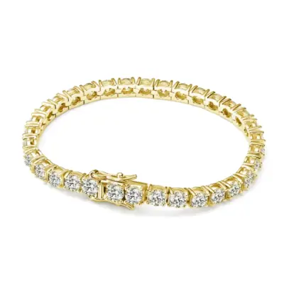 Image de Bracelet de Tennis Moissanite Argent Sterling 925 - Élégant & Résistant