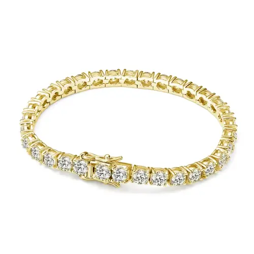 Image de Bracelet de Tennis Moissanite Argent Sterling 925 - Élégant & Résistant