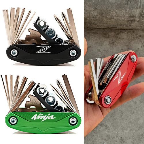 Image of Universal Motorcycle Repair Tool Set for Kawasaki Z900, Z650, Z500, Z750, Z800, Z400, Ninja 650, 400, 500, 300, ZX6R, ZX10R, ZX4R – Precision Multi-Tool Screwdriver Kit