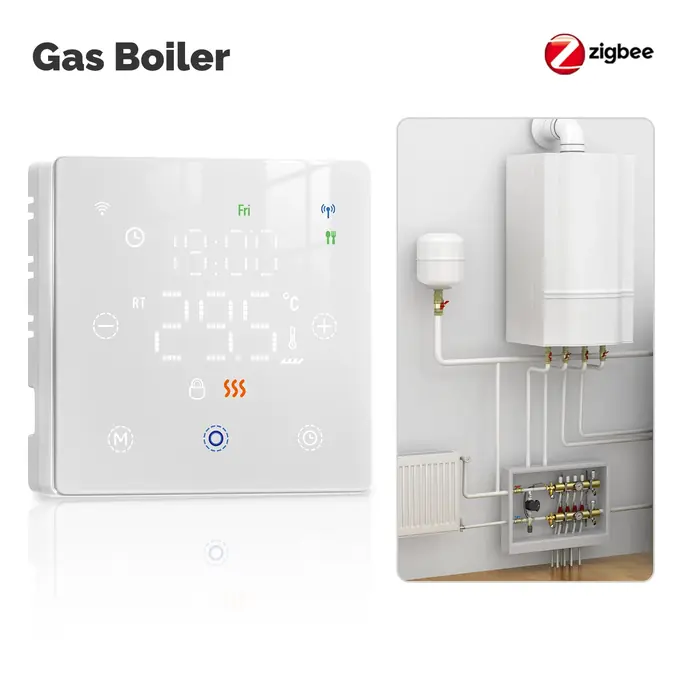 Image de Thermostat Intelligent WiFi & Zigbee - Contrôle Vocal Alexa & Google Home