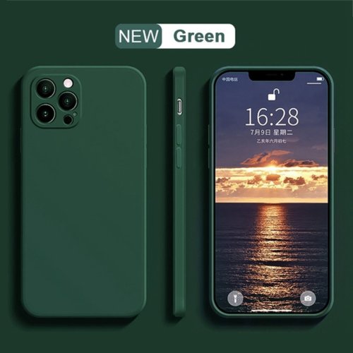 Afbeelding van Nieuwe Gele iPhone Case Voor Apple iPhone 17 16 15 14 13 12 11 Pro Max 12 13 Mini X XR XS SE 14 15 16 Plus Vloeibare Siliconen Cover