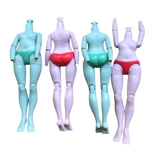Immagine di Corpo di Bambola Arcobaleno Bianco Nero Verde Viola, Colore della Pelle 1:6, Figure per Bambole, Accessori per Spogliatoio e Decorazioni Originali
