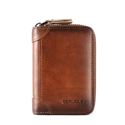 Image de Porte-cartes homme en cuir - Grande capacité & RFID