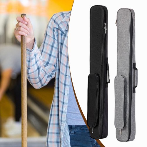 Afbeelding van Biljart Poolkeu Koffer met Handvat – Draagbare Opbergtas voor Clubreizen, Geschikt voor 2 Konten en 2 Assen