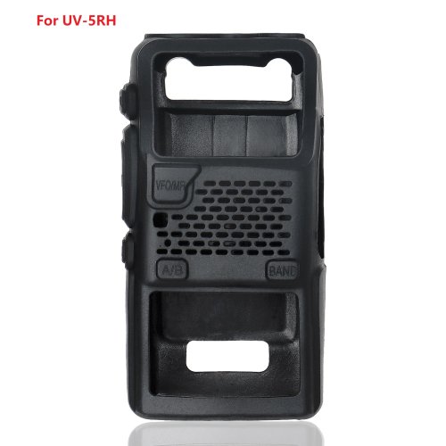 Afbeelding van Zachte Rubberen Beschermhoes voor Baofeng UV-5RH Pro Max Walkie Talkie – Waterafstotend en Schockbestendig Accessoire in Zwart