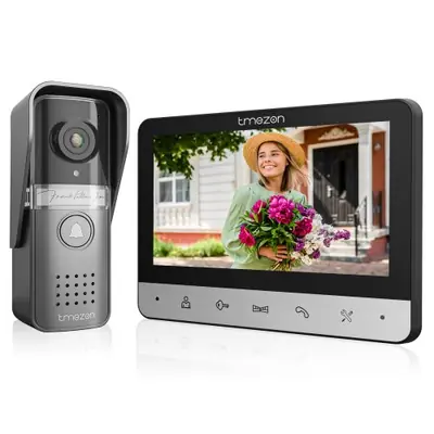 Image de Interphone Vidéo 7 Pouces avec Vision Nocturne - TMEZON
